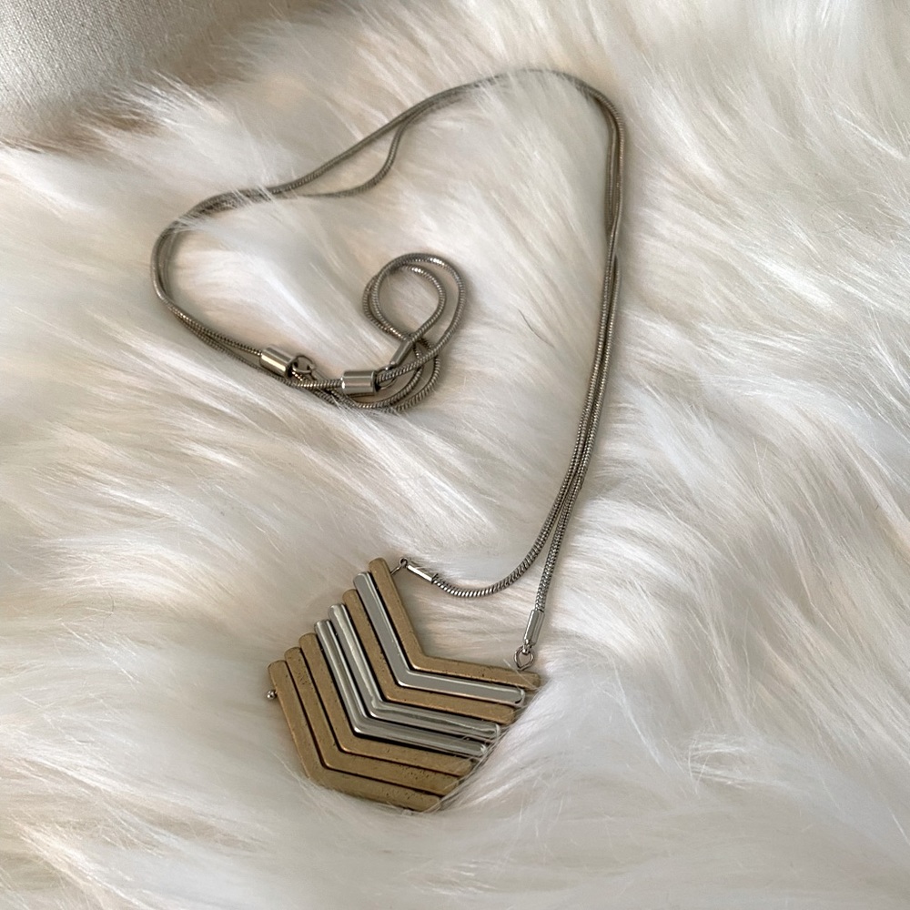 Chevron Adjustable Necklace